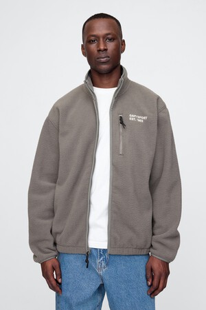 Gap Logo Arctic Fleece Zip Jacket