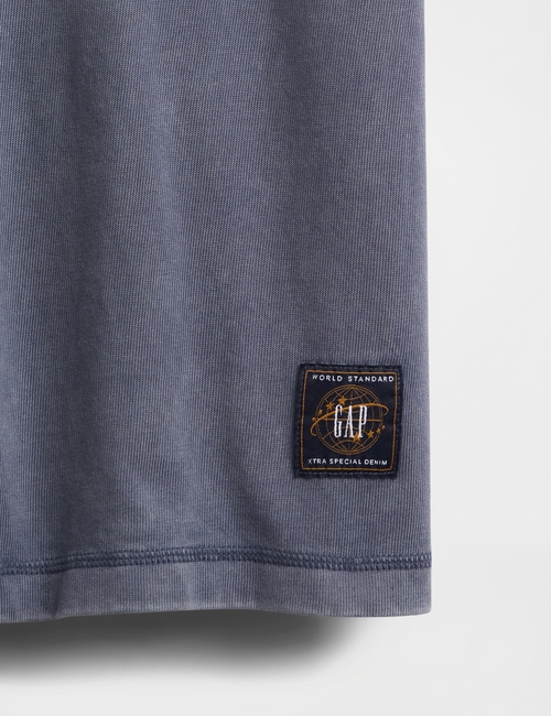 SS WORLD STANDARD CROPPED LOGO T
