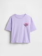 Kids Oversized Flippy Sequin Graphic T-Shirt