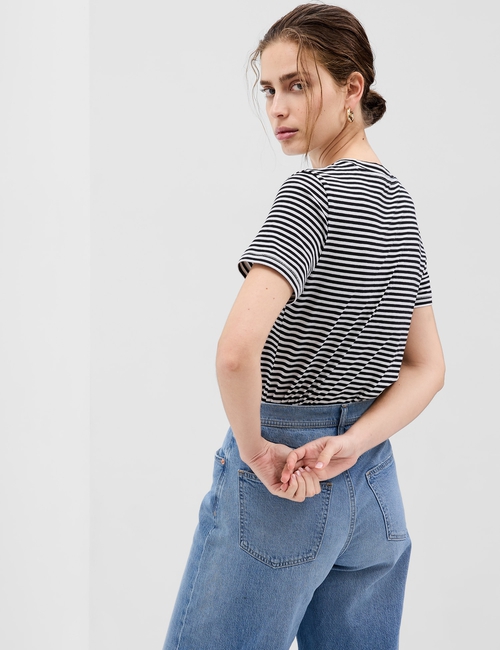 Organic Cotton Vintage Crewneck T-Shirt