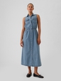 GapHeritage Western Denim Midi Dress