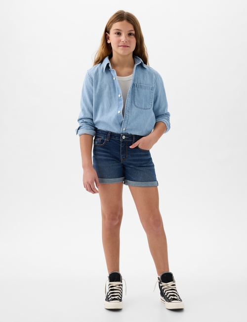 Kids Midi Denim Short