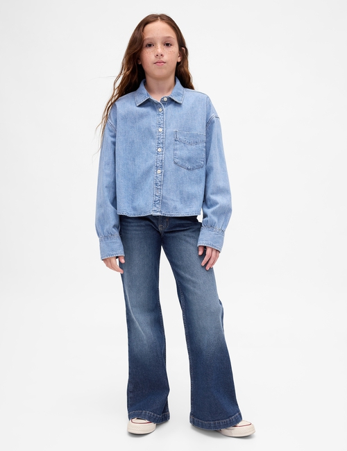 Kids Low Rise Relaxed Flare Jeans