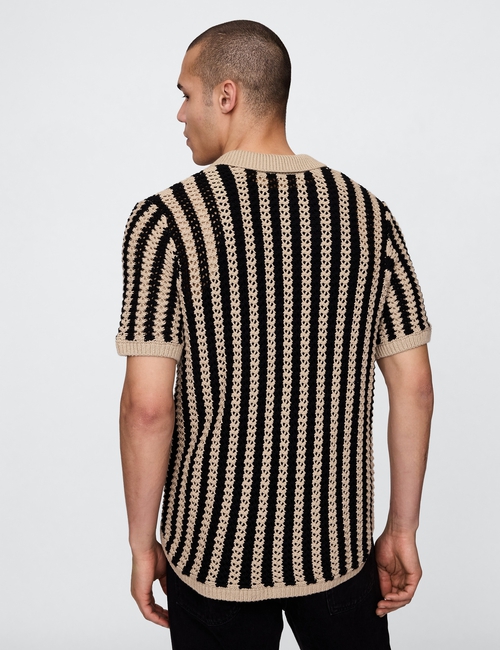 Mesh Sweater Shirt