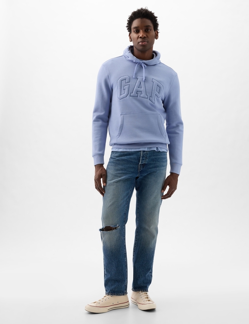 Puff Gap Arch Logo Hoodie