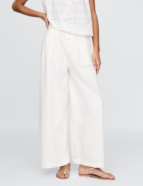 Gap × DÔEN High Rise Pleated Trousers