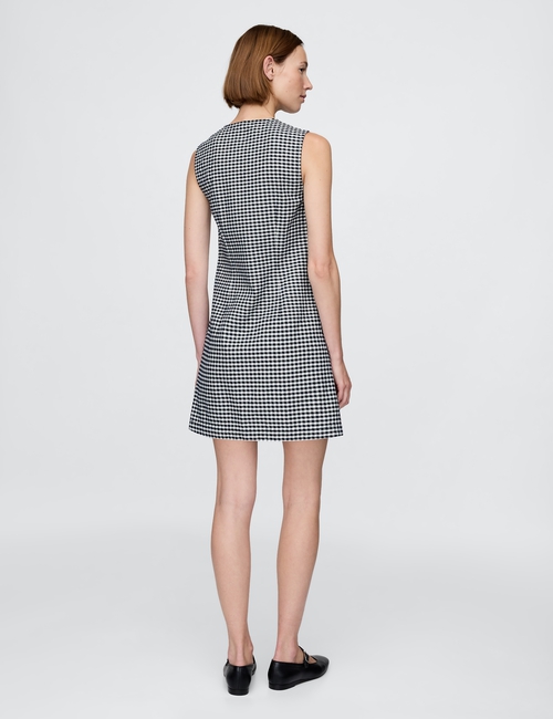 Gap × DÔEN Gingham Denim Mini Dress