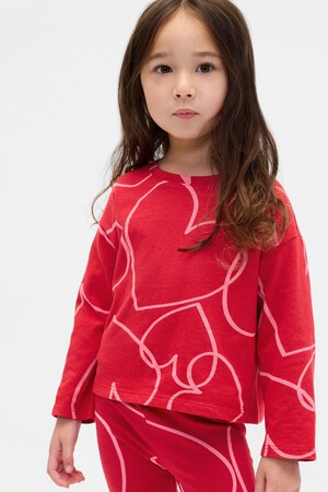 BF LS RELAXED PRINTED TEE