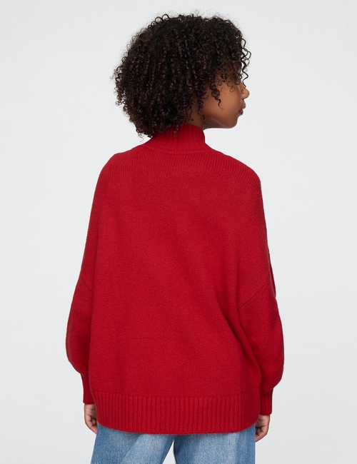 Kids CashSoft Oversized Mockneck Sweater