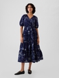 Tiered Maxi Shirtdress