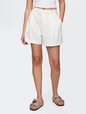 365 High Rise Linen-Blend Shorts