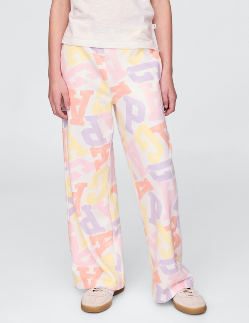 Kids Relaxed Wide Leg Sweatpants