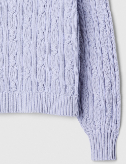 Kids Cable-Knit Crewneck Sweater