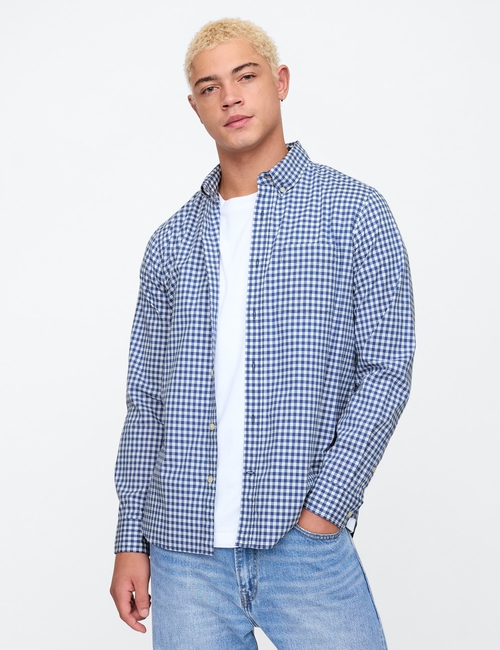 V-LS STANDARD STRETCH POPLIN