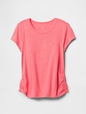 Kids Ruched Gap Logo T-Shirt