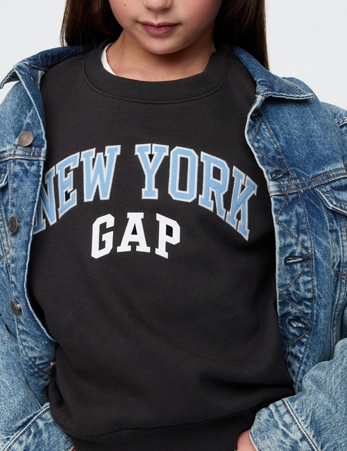 Kids Oversized Gap Graphic Sweatshirt
