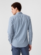 Stretch Poplin Shirt in Slim Fit