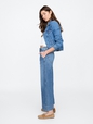 High Rise Wide-Leg Crop Jeans