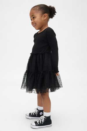 Baby & Toddler Mixed Media Tulle Dress