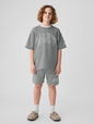 Kids Gap 1969 Logo Graphic Short Sleeve Sweatshirt