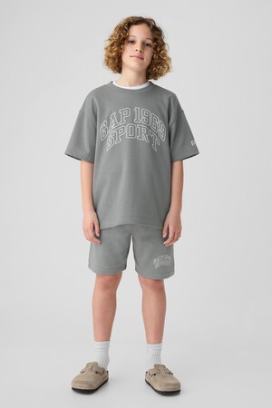 Kids Gap 1969 Logo Graphic Short Sleeve Sweatshirt