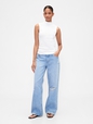 Modern Ribbed Mockneck Tank Top