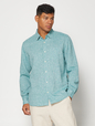 Linen-Blend Shirt in Standard Fit