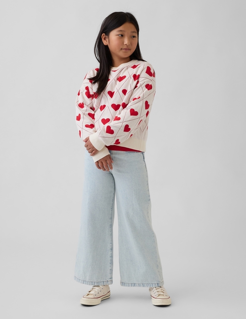 Kids Relaxed Graphic Crewneck Sweater