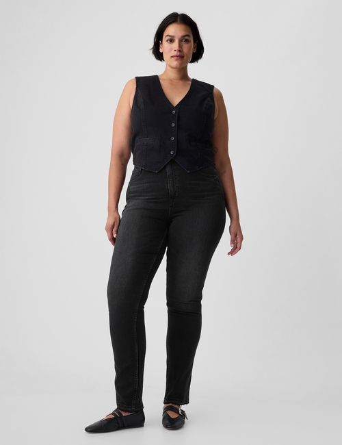 High Rise Vintage Slim Jeans