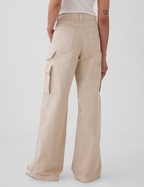 Low Rise Cargo Baggy Khakis