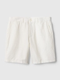 8" Linen-Cotton Shorts