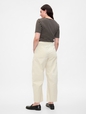 High Rise Barrel Khakis