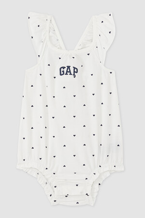 Baby Gap Logo Ruffle Sleeve Jumpsuit