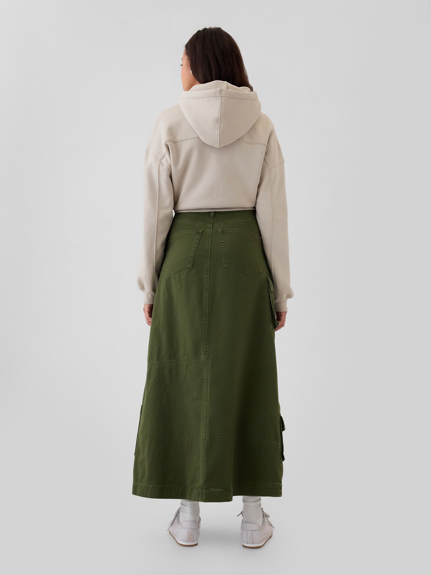Shop Cargo Maxi Skirt for Women GAP UAE