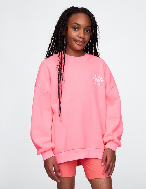 Kids VintageSoft NYC Logo Tunic Sweatshirt