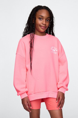 Kids VintageSoft NYC Logo Tunic Sweatshirt