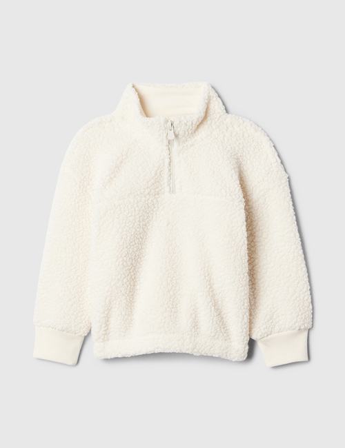 babyGap Sherpa Quarter-Zip Hoodie