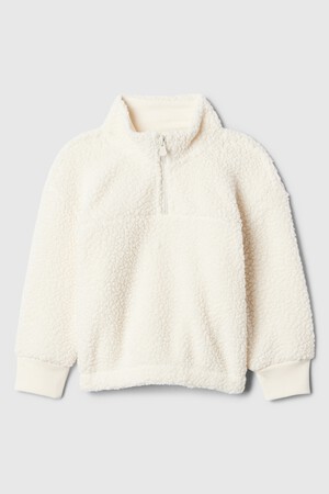 babyGap Sherpa Quarter-Zip Hoodie