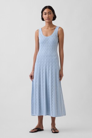 Pointelle Maxi Dress