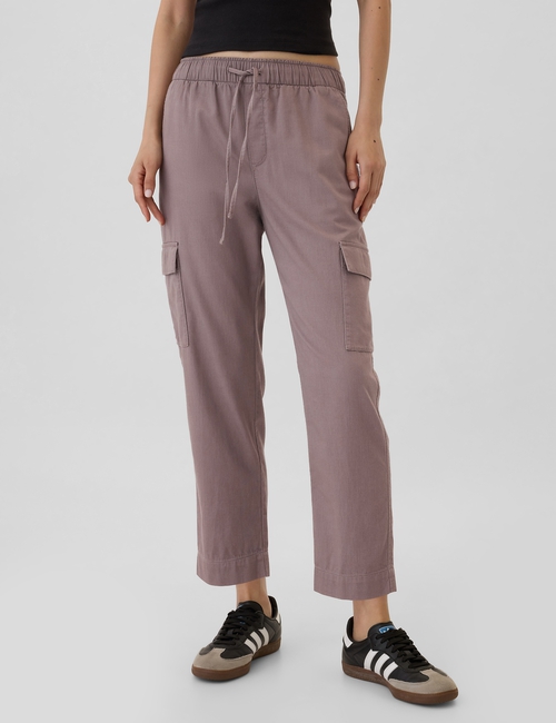 Mid Rise Easy Cargo Pants