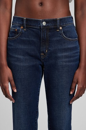 Mid Rise Girlfriend Jeans