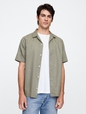Linen-Blend Vacay Shirt in Standard Fit
