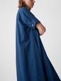 Linen-Cotton Maxi Dress