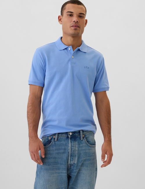 Gap Logo Pique Polo Shirt