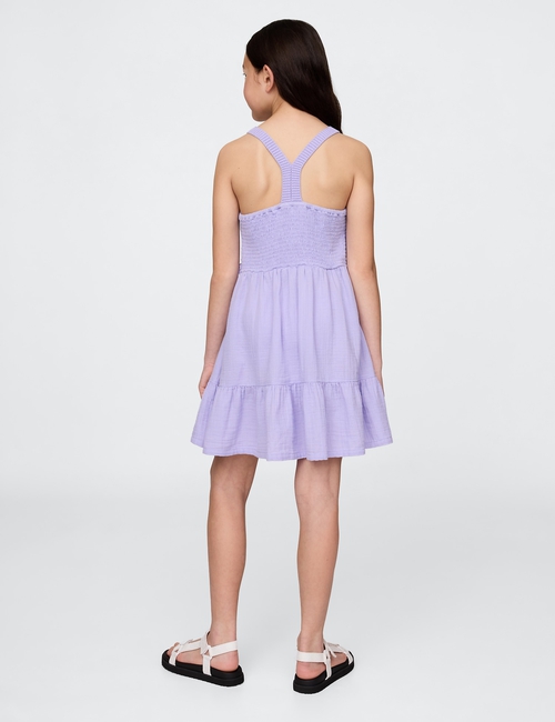 Kids Racerback Crochet Tank Dress