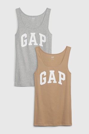 Gap Logo Ribbed Tank Top (2-Pack)