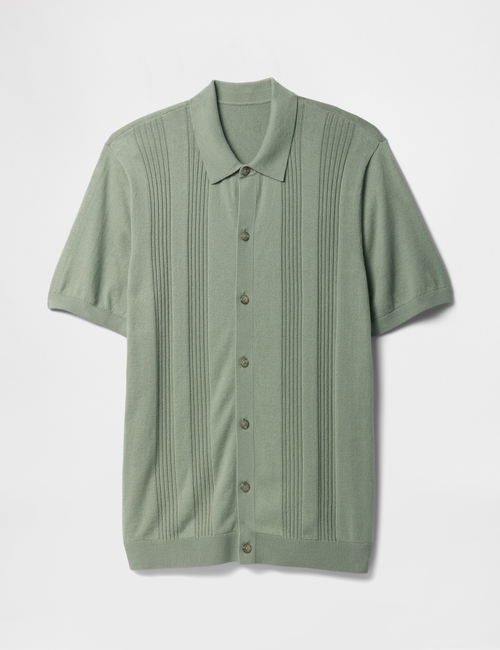 Textured Sweater Vacay Shirt in Standard Fit