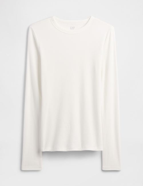 Essential Ribbed Crewneck T-Shirt