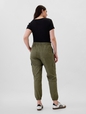 Girlfriend Khaki Cargo Joggers