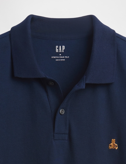 Brannan Bear Stretch Pique Polo Shirt
